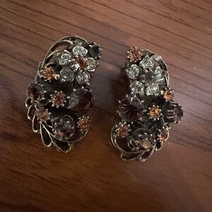 Vintage Florence clip on earrings